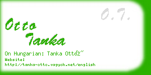 otto tanka business card